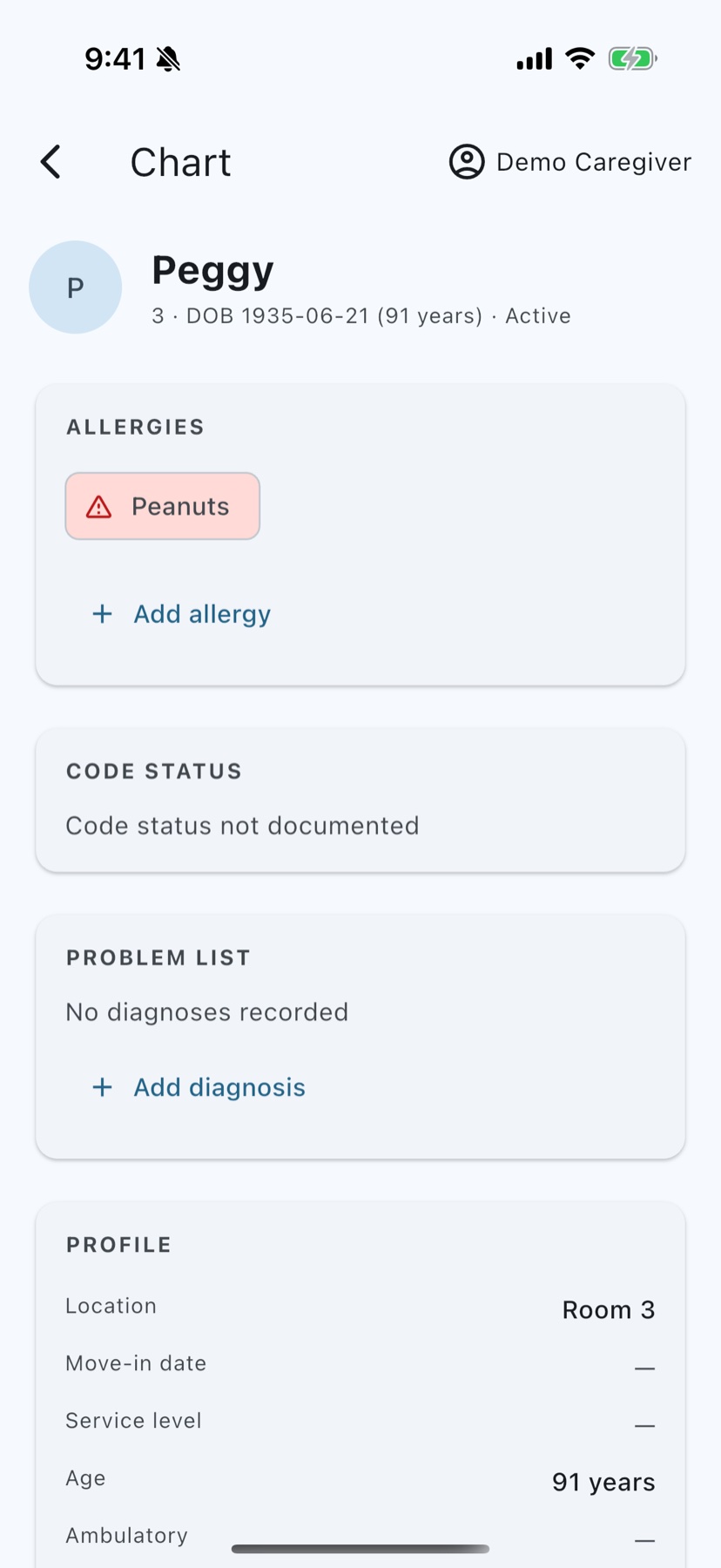 MedPass — left screen